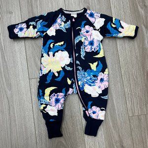 BONDS Wondersuit Padded Zippered Pajamas Size 0-3 months